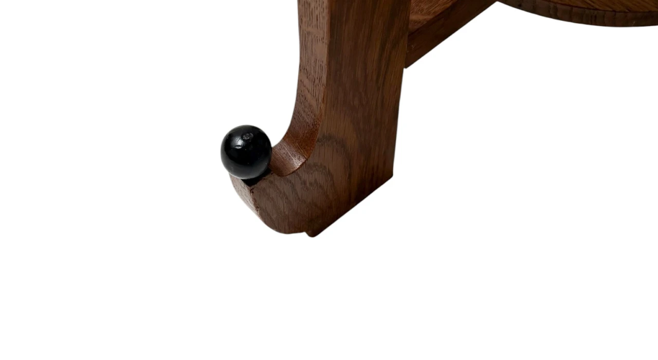 Art Deco Amsterdamse School Oak Side Table, 1920s